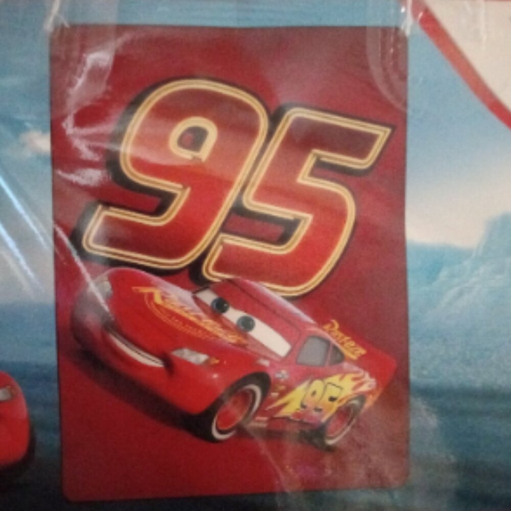 Disney Pixar Cars Twin size Throw Raschel Blanket - Picture 2 of 5